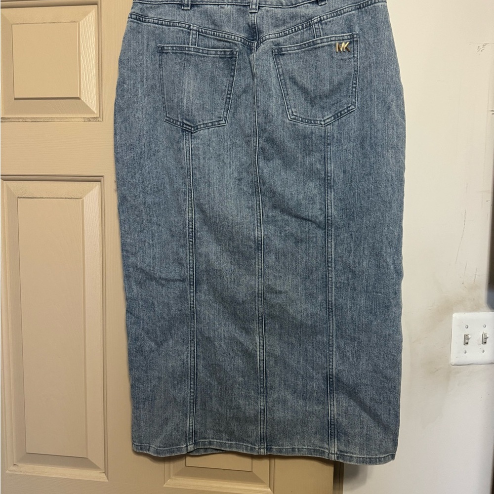Michael Kors Classic Blue Pencil Skirt Worn Once